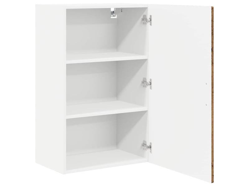  Meuble mural de cuisine, armoire de cuisine bois ancien 50x31x80cm shl8979  - Conforama E