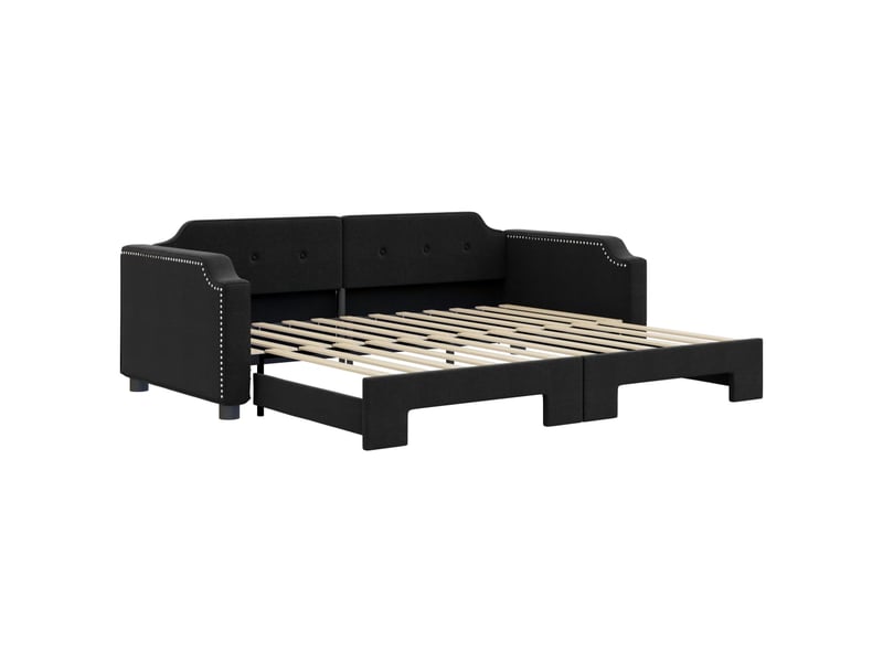  Lit simple- lit adulte -  lit de jour avec gigogne sans matelas 80x200 cm  - Conforama A