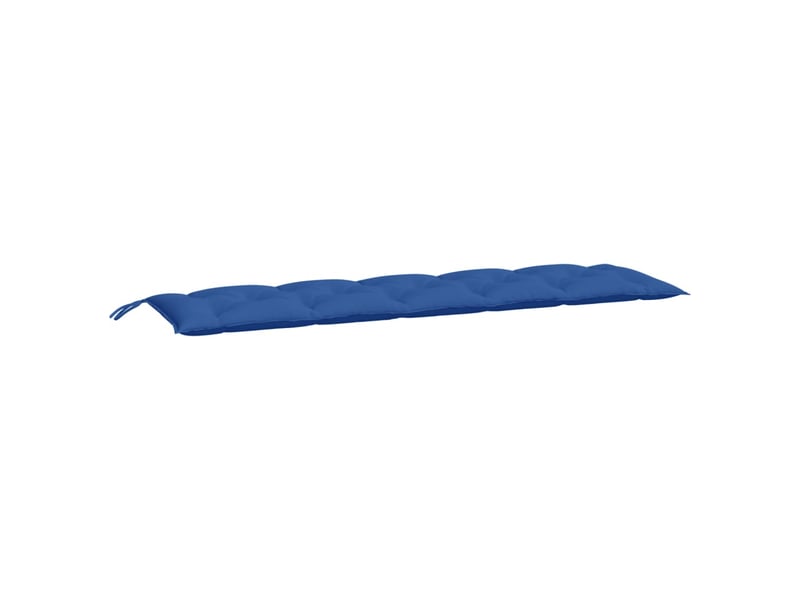  Lot de 2 coussins de banc jardin, coussins d'assise bleu 180x50x7 cm tissu oxford cf58720  - Conforama C