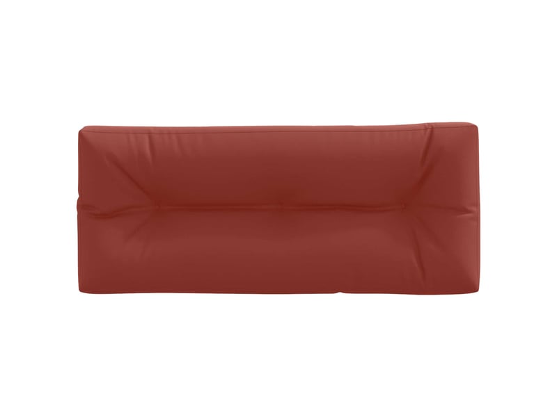  Coussin de dossier de palette, coussin de dos vianen 100 % polyester rouge cf55170  - Conforama D