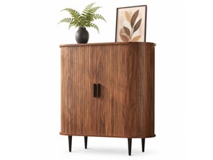 Buffet 2 porte(s) 0 tiroir(s) STILVORA - 85 cm coloris naturel
