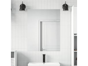 Film miroir auto-adhésif 60 x 100 cm 2 pièces argenté pet cf62664