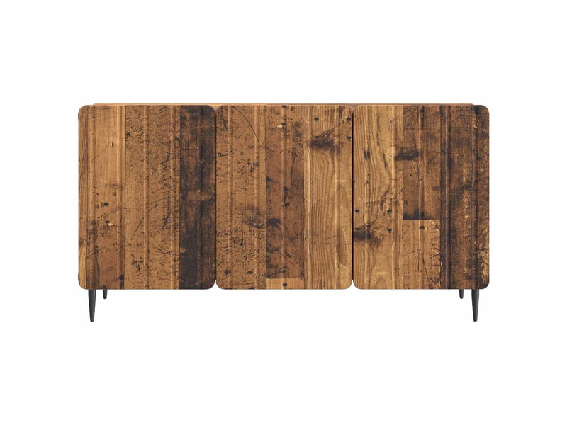  Meuble tv - banc tv - meuble de rangement 99 x 34,5 x 52 cm bois ancien bois d'ingénierie  - Conforama E