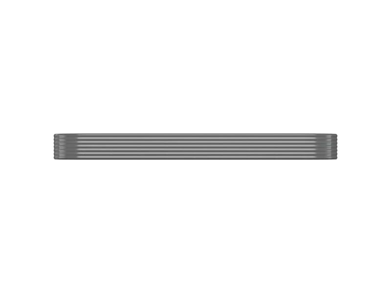  Jardinière - lit surélevé de jardin acier galvanisé 396x100x36cm gris  - Conforama C