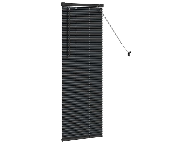  Store vénitien, store de fenêtre noir 130 x 45 cm 25 mm aluminium cf48076  - Conforama E