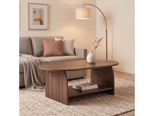 Table basse avec deux plateaux l110 cm - aster