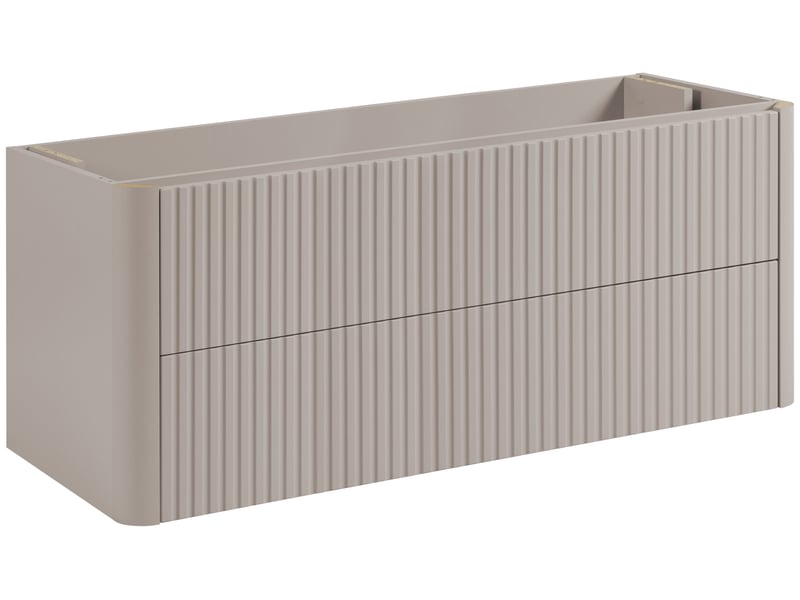  Meuble sous vasque suspendu linea 120 cm cachemire  - Conforama A