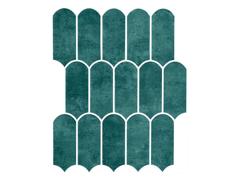  Sticker adhésif carrelage voûte 25x30cm émeraude  - Conforama A