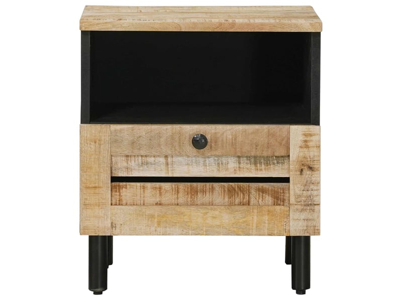  Table de chevet - cabinet de chevet - table de nuit 2 pièces naturel 40 x 33 x 46 cm  - Conforama C