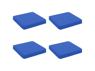 Lot de 4 coussins de siège, coussins d'assise vught 100 % polyester cf60669
