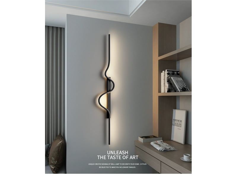  Applique murale intérieure led,lampe murale,lampe de chevet dans la chambre  60cm  - Conforama D