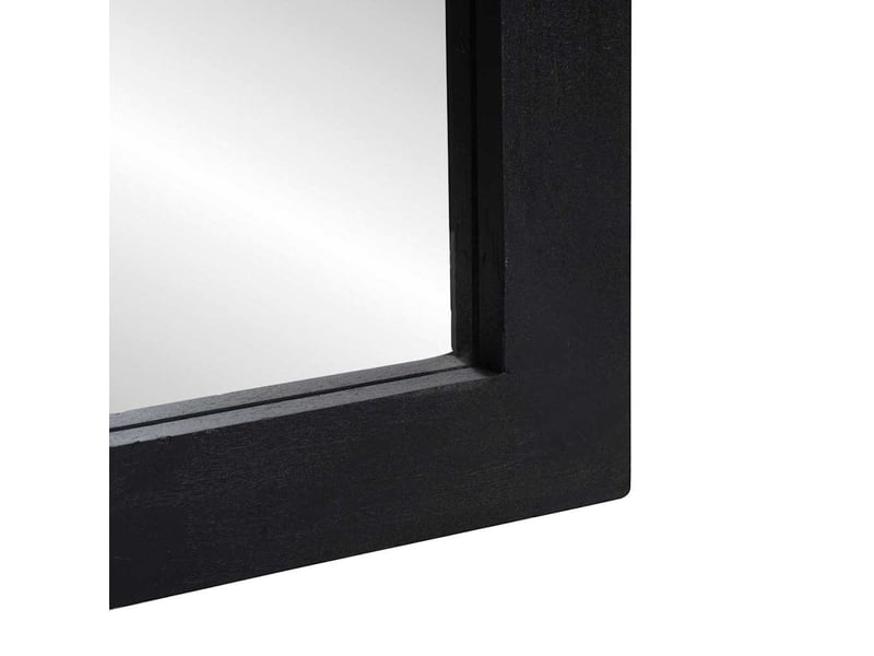  Miroir de salle de bain, miroir de toilette noir et argent 70 x 50 x 2,5 cm cf62645  - Conforama D