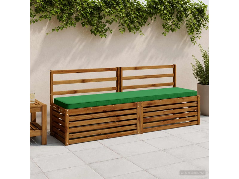 Coussin de banc, coussin d'assise, coussin pour chaisecanapé 1 pièce vught 100 % polyester vert cf52367 - Conforama B
