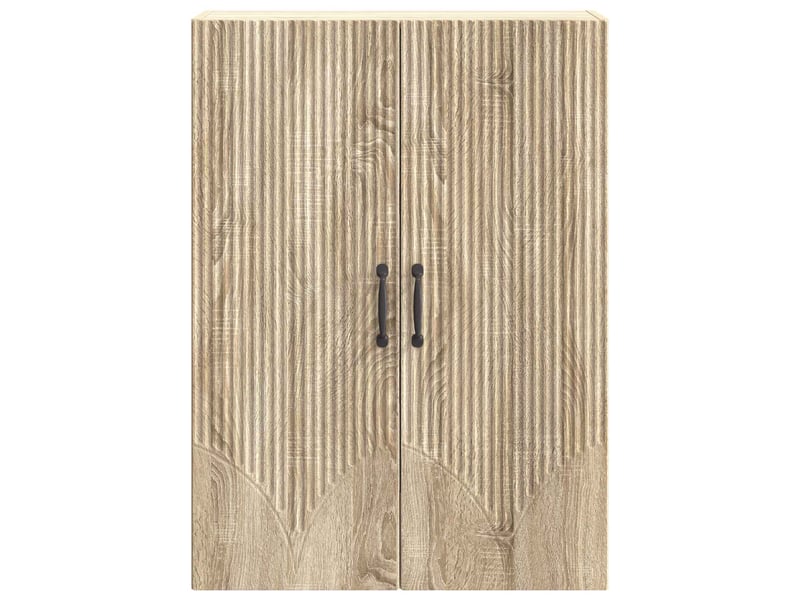  Armoire murale salon 66x34,5x90cm bois d'ingénierie chêne sonoma shl6209  - Conforama D