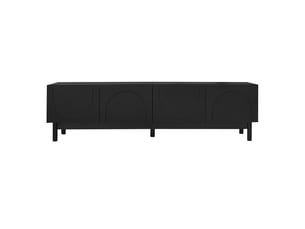 Meuble tv coloris noir 169 cm   