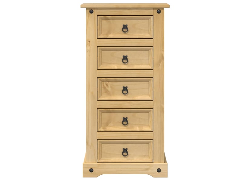  Table de chevet - cabinet de chevet - table de nuit corona 53x39x103 cm bois de pin massif  - Conforama B