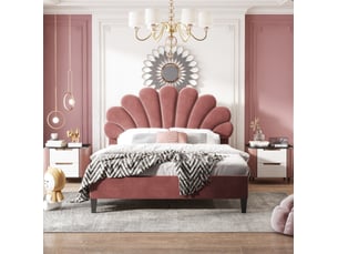 Lit 2 places 140x200 cm DESVIAE   coloris rouge