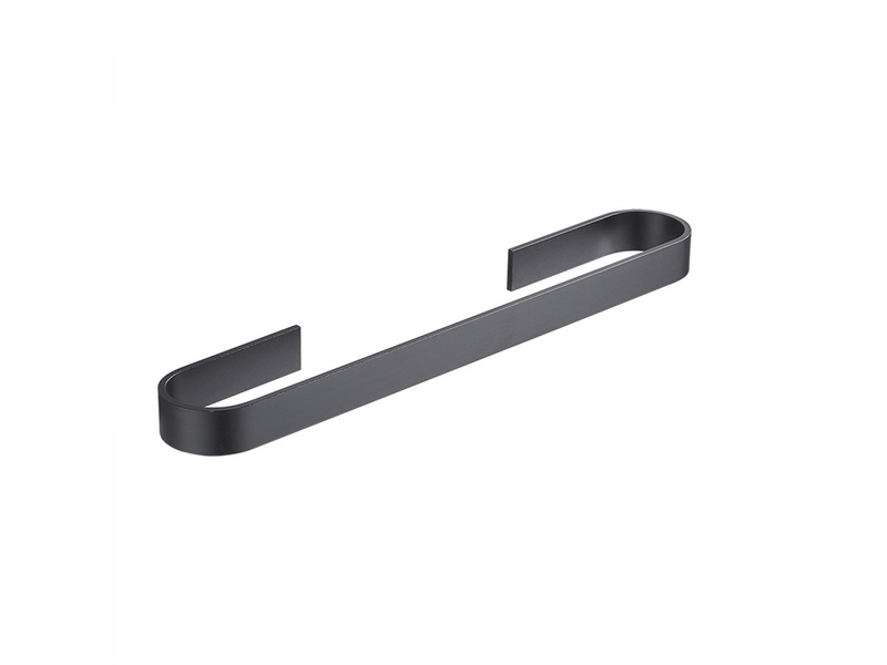  Porte-serviettes space en aluminium, idéal pour la salle de bain et la cuisine, gain de place, 45 cm (noir)  - Conforama A
