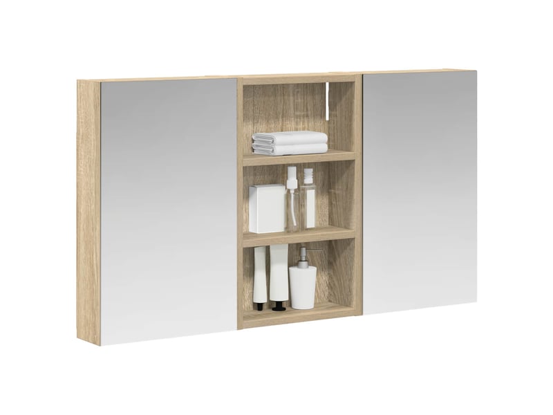 Ensemble de meubles de salle de bain 3 pcs 90x10.5x50 cm shl2783 - Conforama C
