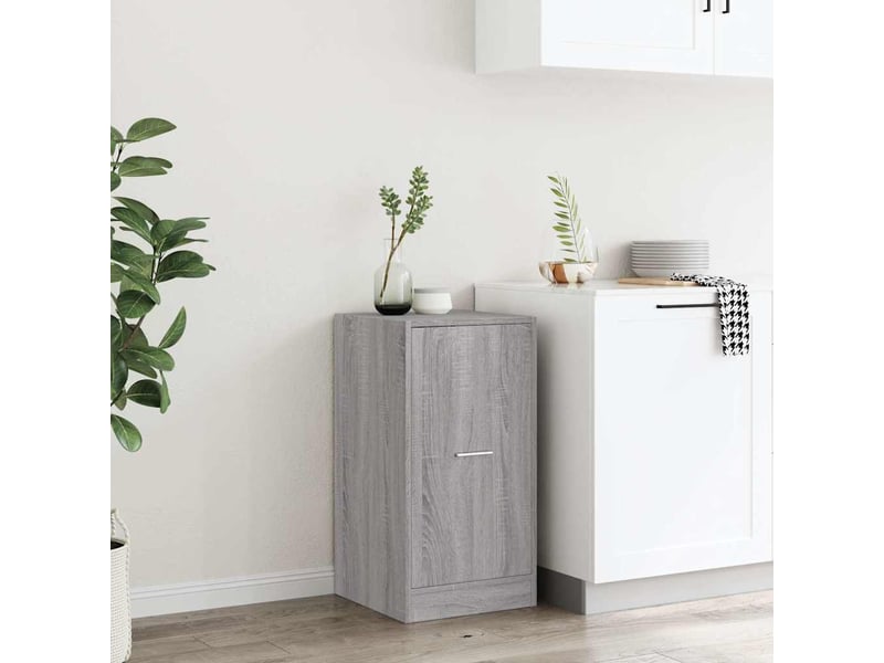  Armoire apothicaire sonoma gris 40x41x77,5 cm bois d'ingénierie  - Conforama C
