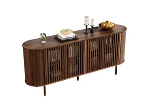 Buffet 4 porte(s)  0 tiroir(s) <strong></strong> <strong></strong> - 160 cm coloris marron 