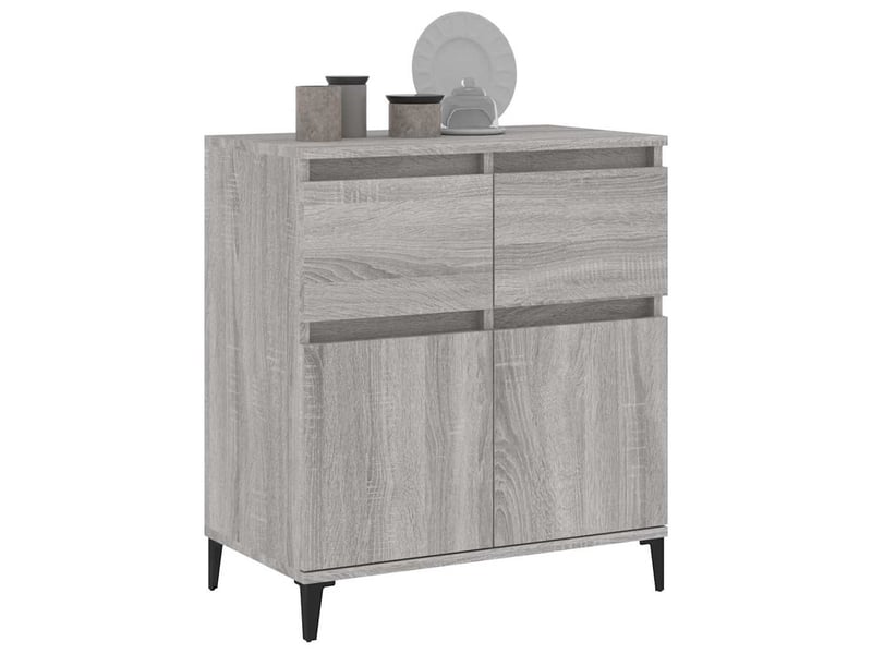  Buffet - bahut - meuble de rangement sonoma gris 60x35x70 cm bois d'ingénierie  - Conforama D