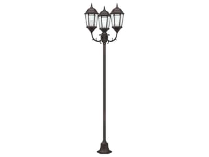 Lumière de jardin vintage design extérieur éclairage efficace 57 x 49 x 241 cm en aluminium bronze 02_0058415