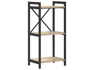 Étagère de rangement 40 x 30 x 85 cm bois d'ingénierie chêne sonoma