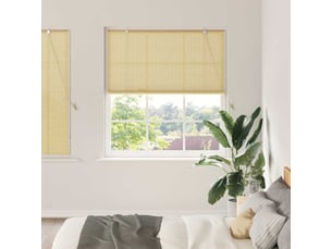 Store enrouleur, store à rouleau nature 150 x 160 cm bambou cf45350