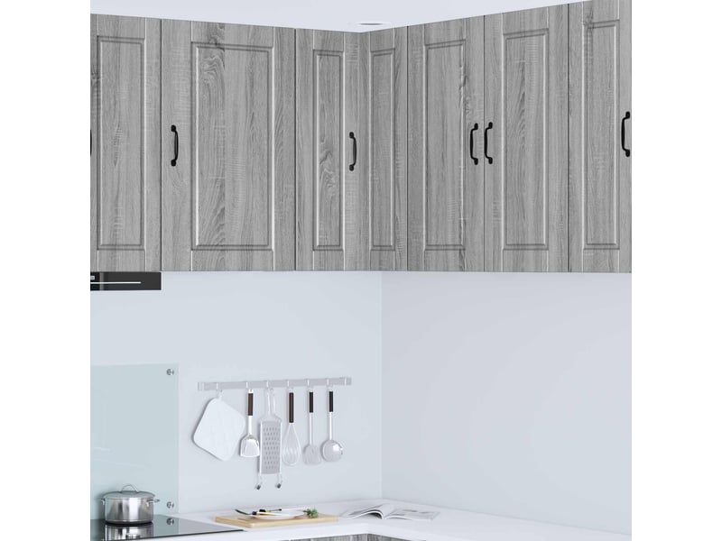  Meuble mural de cuisine, armoire d'angle cuisine porto gris sonoma 57x57x80cm  - Conforama B