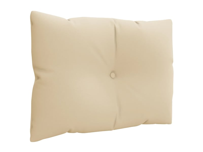  Lot de 3 coussins de palette, coussins de canapé beige tissu cf59656  - Conforama D