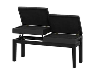 Pouf / repose pied <strong>BLOSSOM</strong> <strong>F12-019V00BK</strong> noir