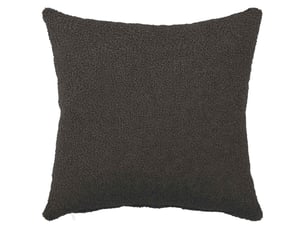 Lot de 2 housses de coussin heerlen gris foncé 45 x 45 cm bouclé cf49443
