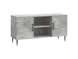 Meuble tv coloris gris 102 cm   