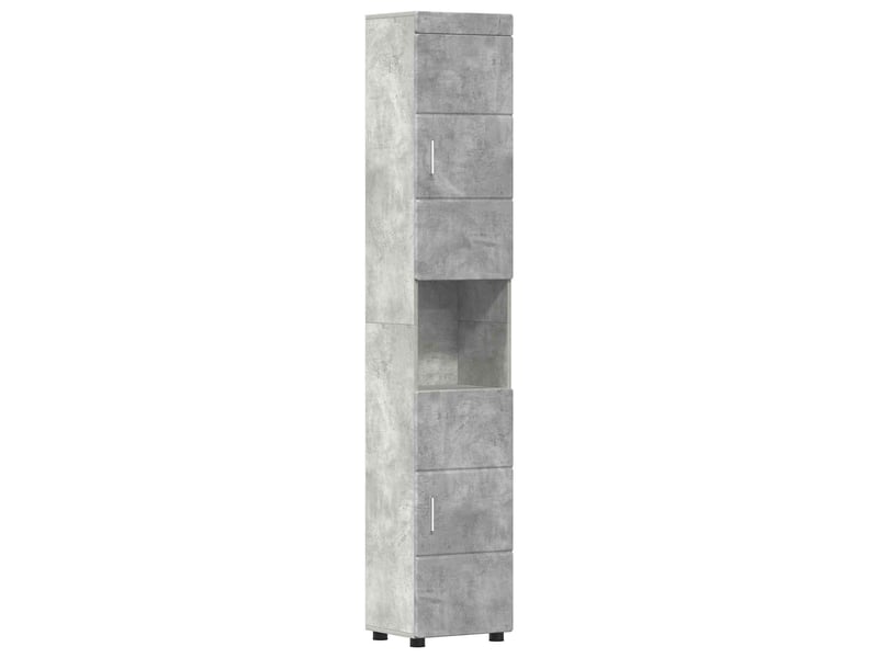 Ensemble d'armoire de salle de bain tulum gris béton cf62986 - Conforama A