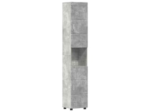 Ensemble d'armoire de salle de bain tulum gris béton cf62986