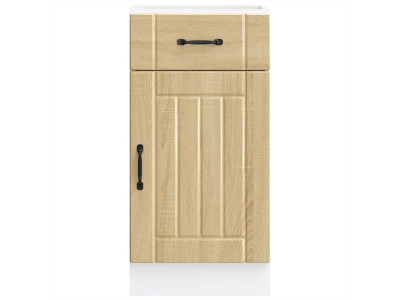  Meuble de rangement, armoire de cuisine lucca chêne sonoma bois ingénierie shl4430  - Conforama D