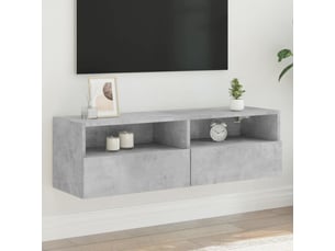 Meuble tv coloris gris 100 cm <strong></strong>  <strong></strong>