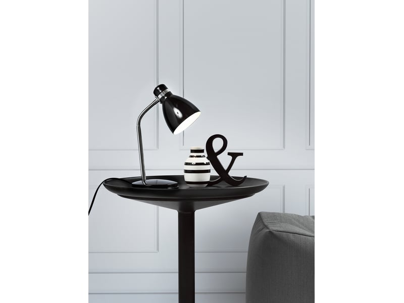  Lampe à poser luminaire cyclone métal noir h. 33 ip20 nordlux-intérieur 73065003 - Conforama B