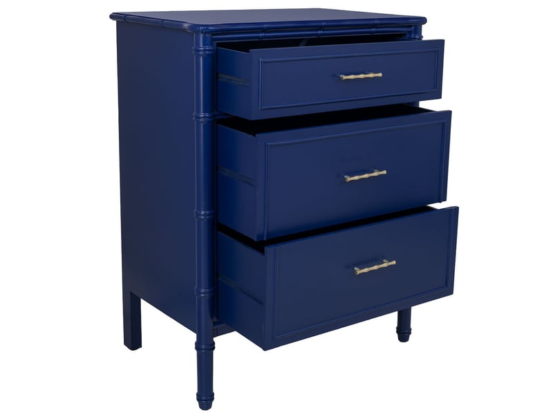  Commode en bois bleu 76x45,5x96 cm h  - Conforama E