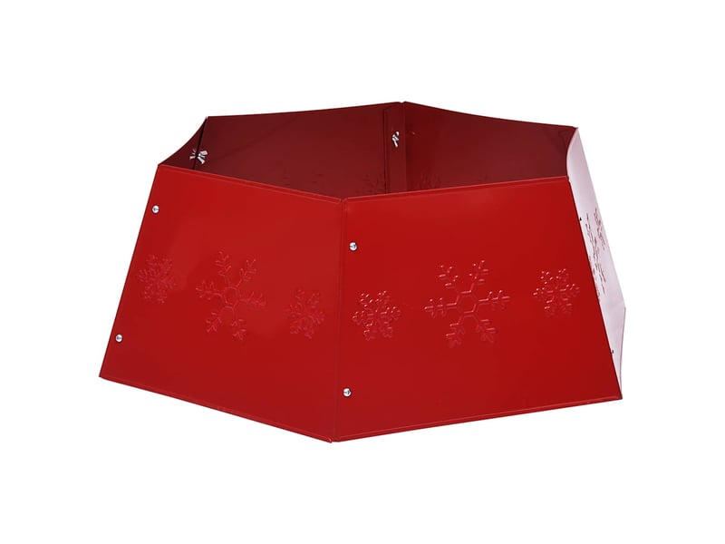  Jupe de sapin de noël rouge ø68x25 cm  - Conforama D