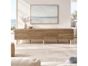 Meuble tv coloris naturel 180 cm <strong>HAUSS SPOLE</strong> <strong></strong>
