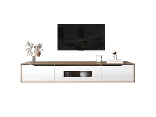 Meuble tv coloris bicolore 180 cm LPOSPI