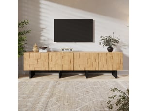 Meuble tv coloris naturel 180 cm EVRYAE