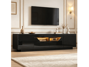 Meuble tv coloris noir 180 cm HAUSS SPOLE  