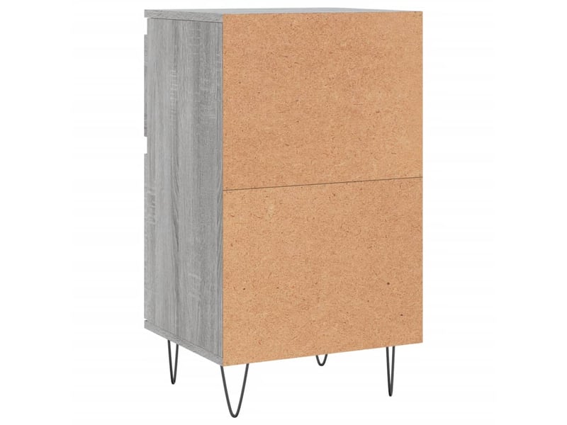  Buffet - bahut - meuble de rangement sonoma gris 40x35x70 cm bois d'ingénierie  - Conforama E