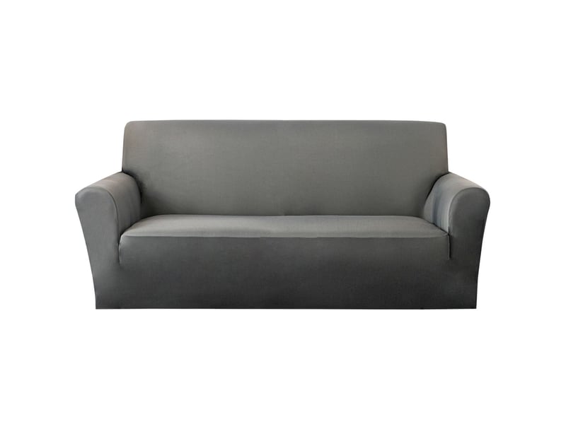  Housse de canapé extensible 3 places super douce pour le salon  - Conforama A