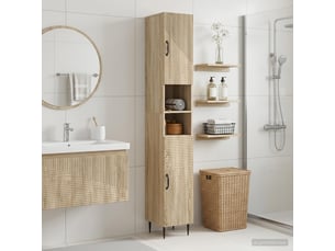 Colonne de salle de bain avec étagère ouverte haarlem shl8784