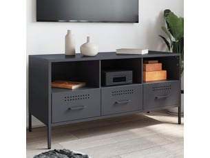 Meuble tv coloris gris 100.5 cm <strong></strong>  <strong></strong>
