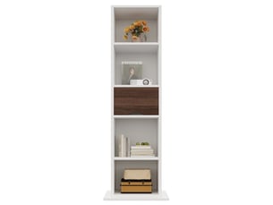 Bibliotheque coloris blanc 4 étagère(s) <strong>WISHDOR</strong> <strong></strong> - 45 cm x 168 cm